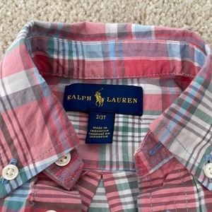 3T Ralph Lauren button down dress shirt.
